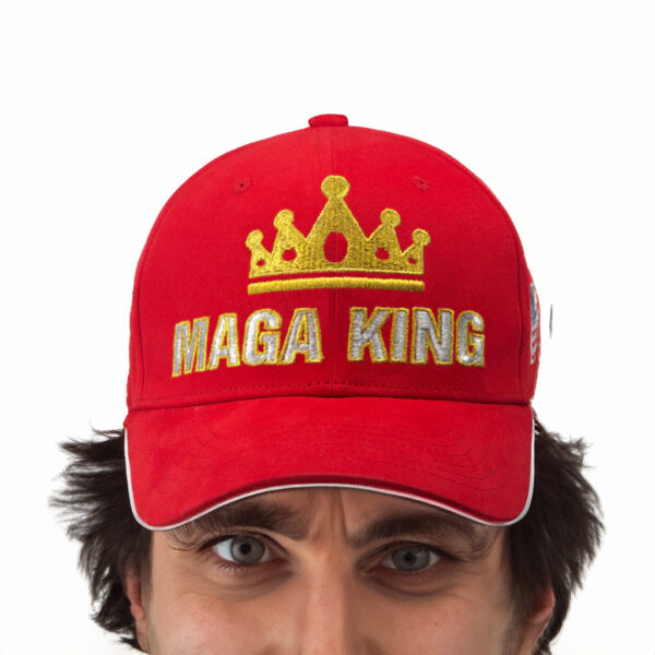 Trump 2024 Official MAGA King Stretch-Fit Hat: Show Your Support in Style - Image 3