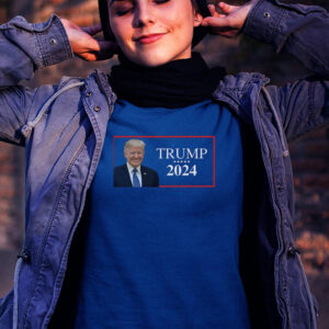 Trump 2024 Presidential Campaign Banner T Shirts