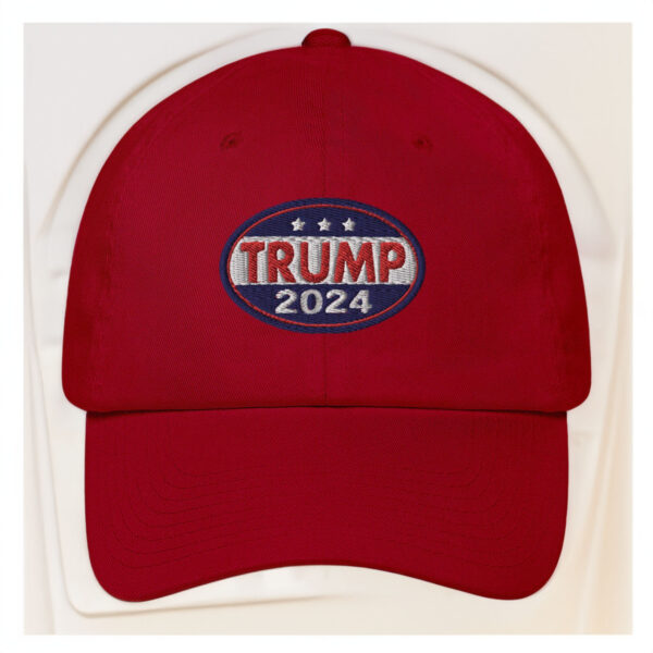 Trump 2024 Presidential Campaign Embroidered Adjustable Baseball Cap - Image 3