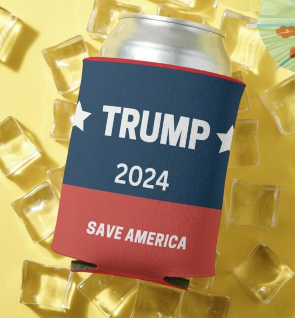 Trump 2024 Save America Can Cooler: Keep Your Drinks Cold and Show Your Support