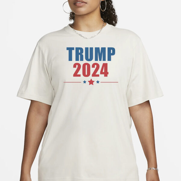 Show Your Support: Trump 2024 Stars T-Shirt - Image 2