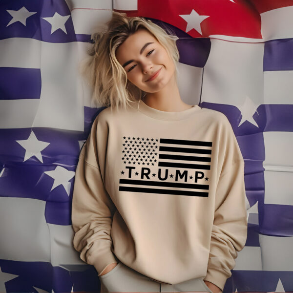 Show Your Patriotism: Trump 2024 Sweatshirt for Pro-America Supporters - Image 2