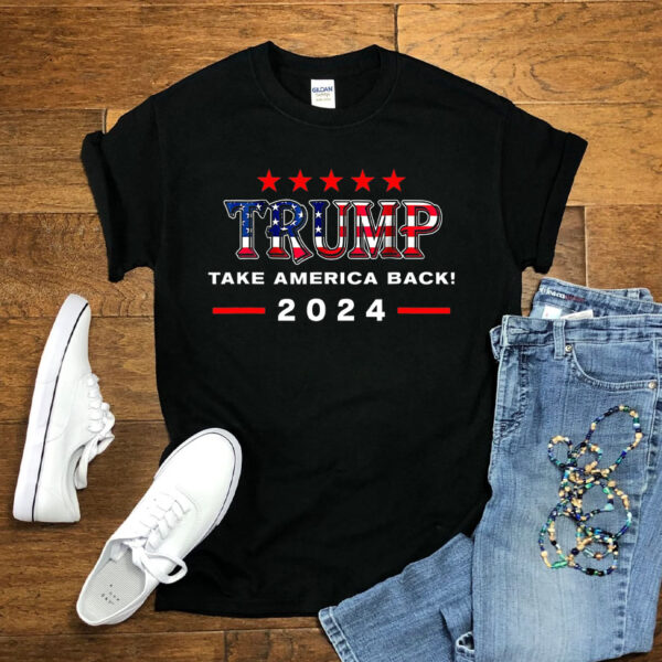 Trump 2024: Take America Back Ladies Essential Tank