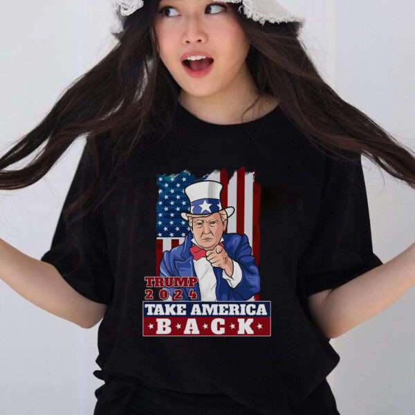 Trump 2024: Take America Back T-Shirt - Image 2