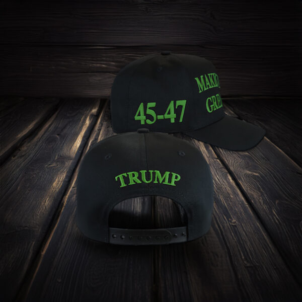 Show Your Support: Trump Thin Green Line MAGA Hat - Image 4