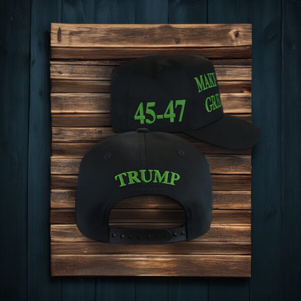 Show Your Support: Trump Thin Green Line MAGA Hat - Image 2