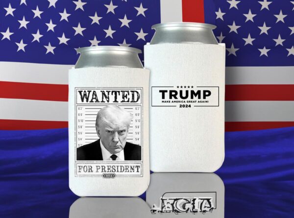 Trump 2024 Wanted: The Ultimate Beverage Cooler for Patriots - Image 2