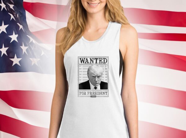 Trump 2024 Wanted: Ladies Tank Top - Image 2