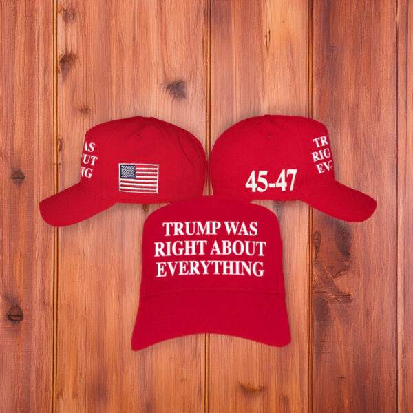 Trump 45 - 47 Was Right Hat