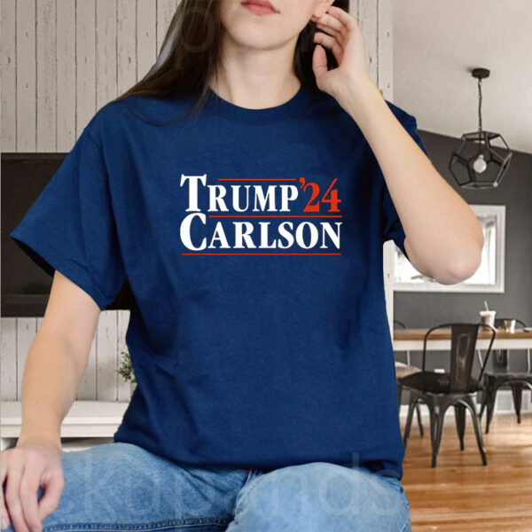 Trump Carlson 2024: Show Your Support with Our Exclusive T-Shirt - Image 2