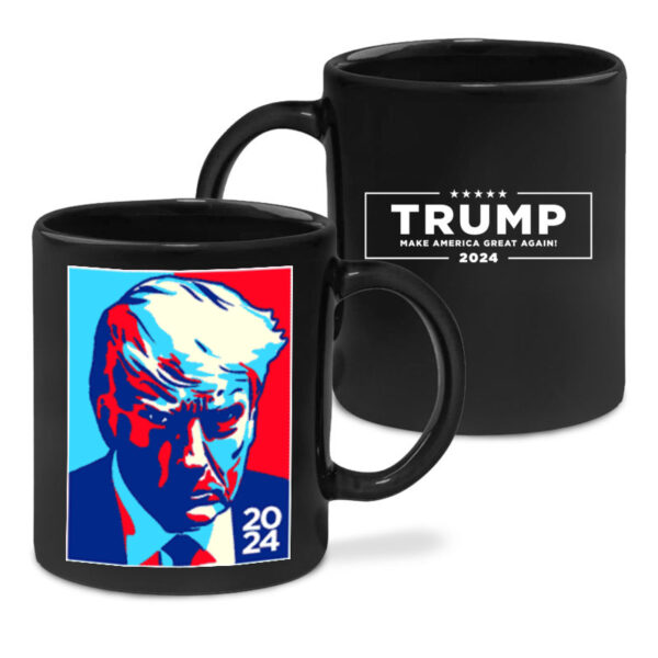 Trump 2024: Show Your Support with Our Exclusive Colorblock Coffee Mug