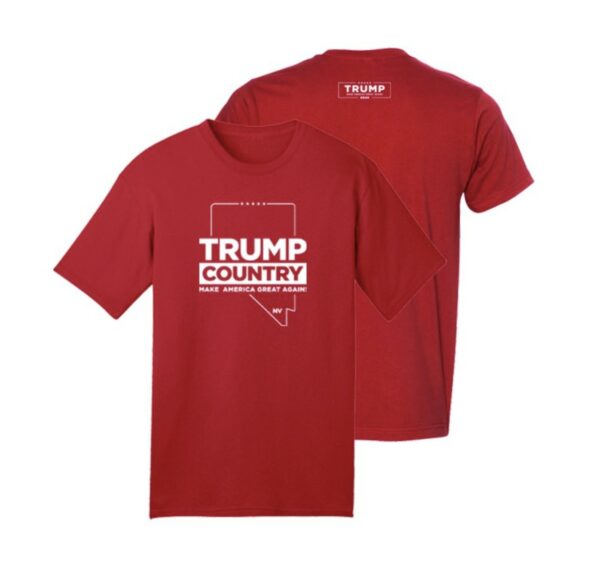 Trump Country Nevada: Show Your Patriotism with Our Red Cotton T-Shirt