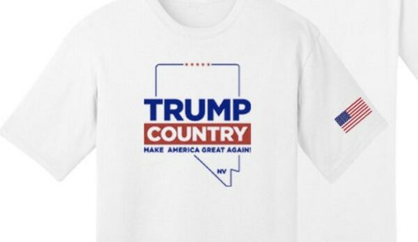 Trump Country Nevada: Show Your Patriotism with Our White Cotton T-Shirt - Image 2