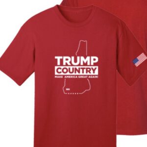 Trump Country New Hampshire Red Cotton T Shirts