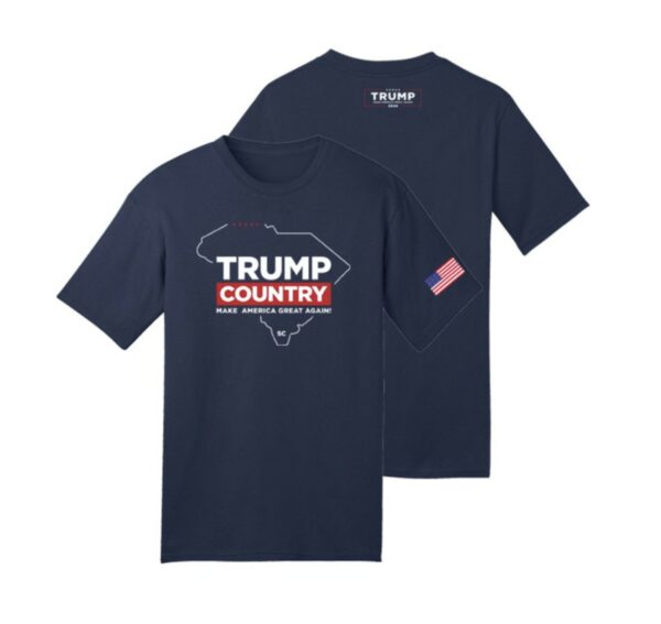 Trump Country: South Carolina Navy Cotton T-Shirt