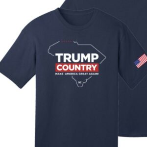 Trump Country South Carolina Navy Cotton T Shirts