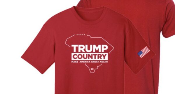 Show Your Trump Pride: Red Cotton T-Shirt for South Carolina Patriots - Image 2