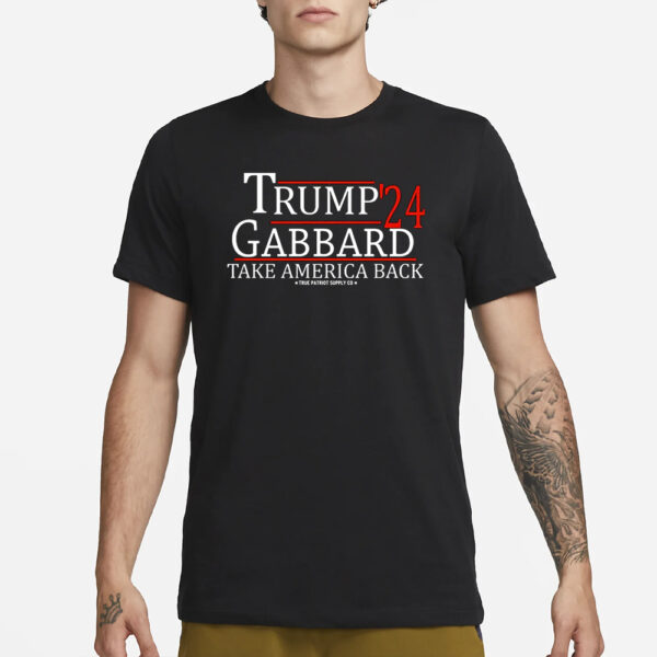 Trump Gabbard 2024: The Ultimate Unisex T-Shirt for Political Enthusiasts