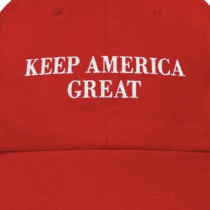 Trump Hats Keep America Great Red