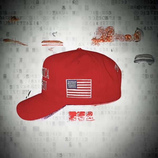 Trump MAGA 47 Red Embroidered Hat: Show Your Patriotic Support - Image 2