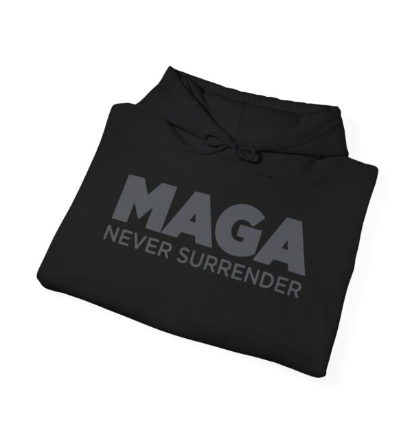 Trump MAGA Never Surrender Black Hoodies