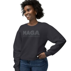 Trump MAGA Never Surrender Black Long Sleeves Shirts