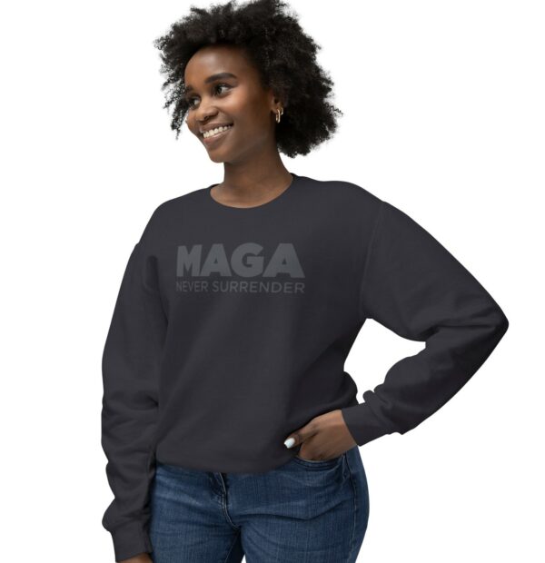 Trump MAGA Never Surrender Black Long Sleeves Shirts