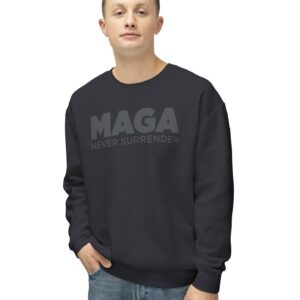 Trump MAGA Never Surrender Black Long Sleeves T-Shirt