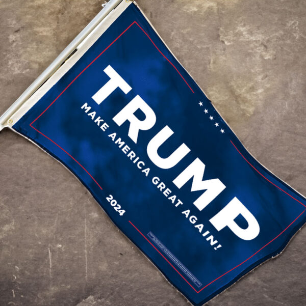 Trump 2024: Make America Great Again Flag - Image 3