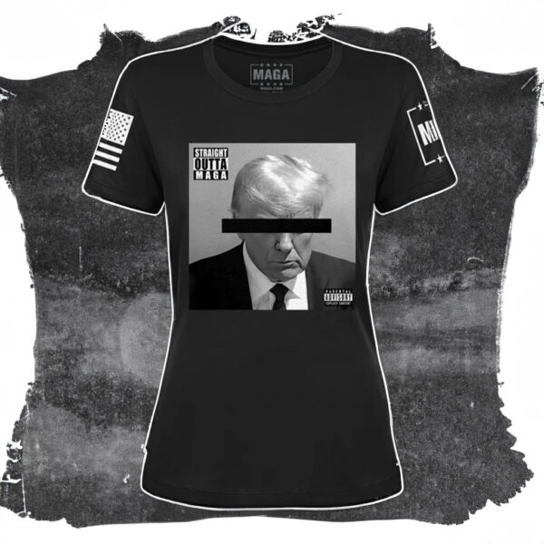 Censored Trump Mug Shot T-Shirt: A Statement of Political Satire - Image 2