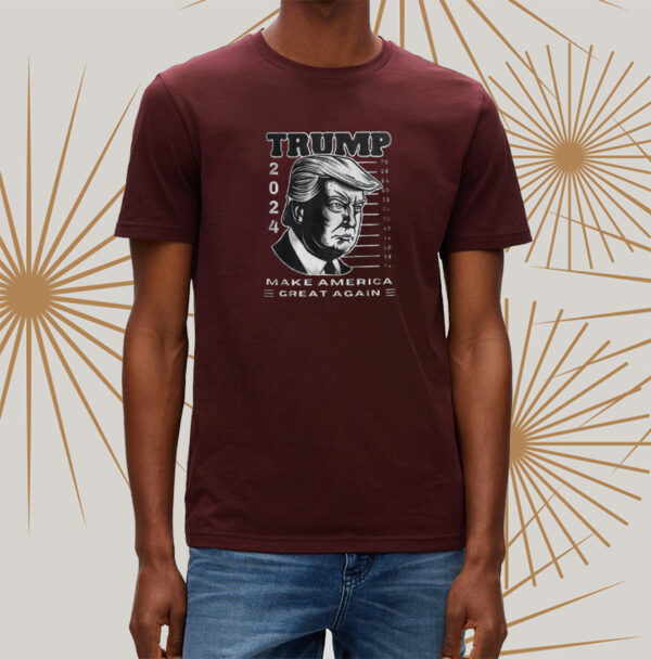 Trump Mug Shot Shirt: Make America Great Again Mugshot Tee