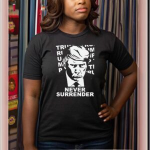 Trump Mugshot Never Surrender Iconic Shirt