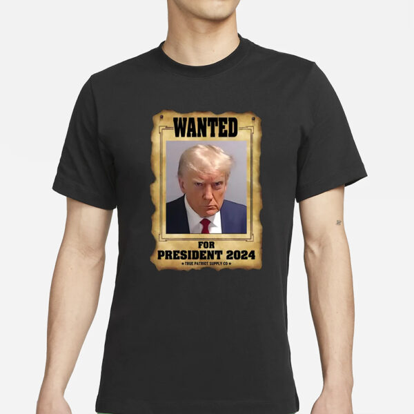 Trump Mugshot Wanted For President 2024 Unisex Classic T-Shirt