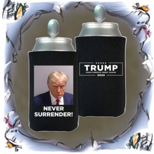 Trump Never Surrender Beverage Cooler Blacks