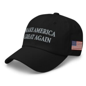 Trump Never Surrender Black MAGA 2024 Flag Usa Hat Caps