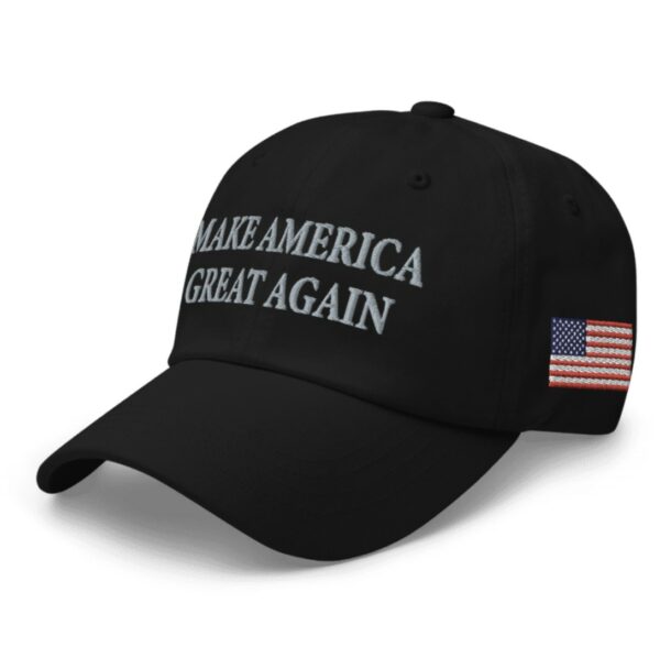 Trump Never Surrender Black MAGA 2024 Flag Usa Hat Caps