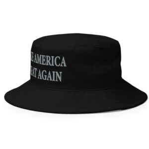 Trump Never Surrender Black MAGA Bucket Hat Cap