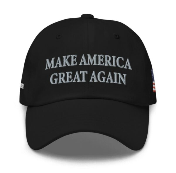 Trump Never Surrender Black MAGA Flag Usa Hat