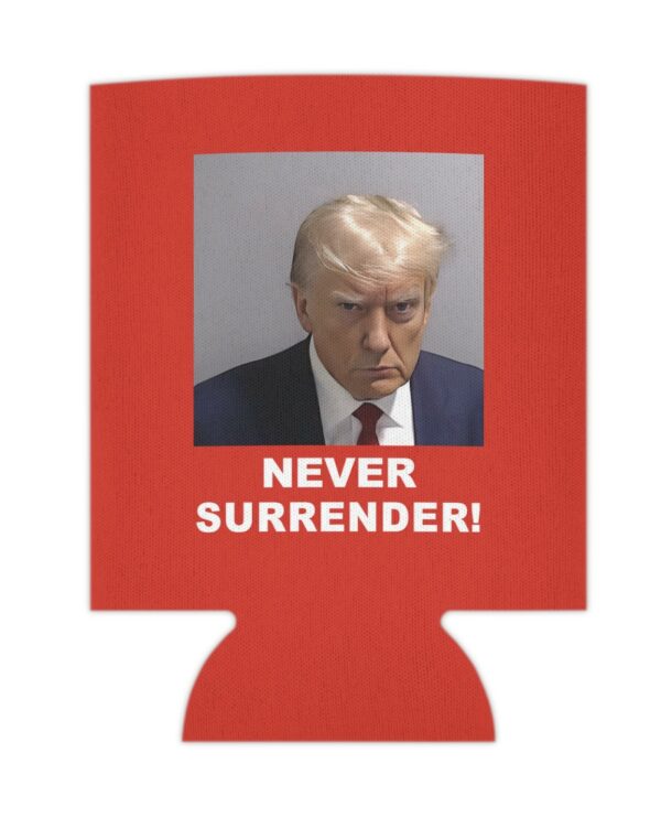 Trump Never Surrender Can Cooler: Keep Your Drinks Cold and Show Your Patriotism - Image 3