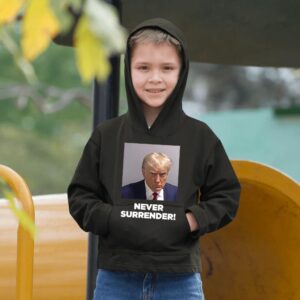 Trump Never Surrender Kid T Shirt