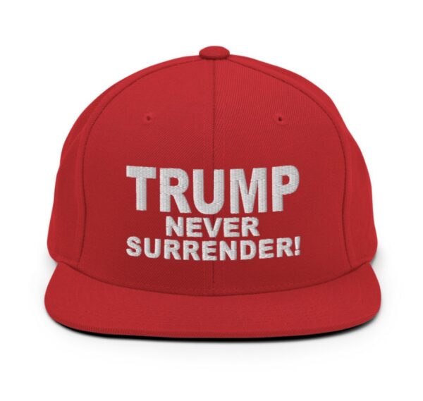 Trump Never Surrender: The Ultimate Patriotic Red Hat