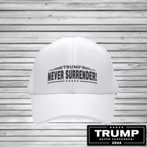 Trump Never surrender Trump Hats Cap, Embroidered Hats