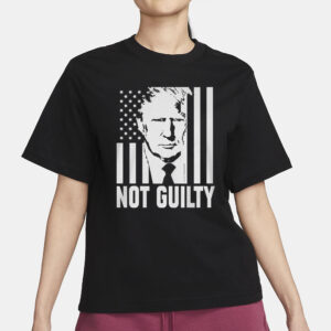 Trump Not Guilty Flag T Shirt1