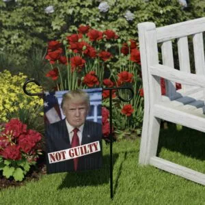 Trump 2024 Not Guilty Garden Flag: Show Your Support for the Former President