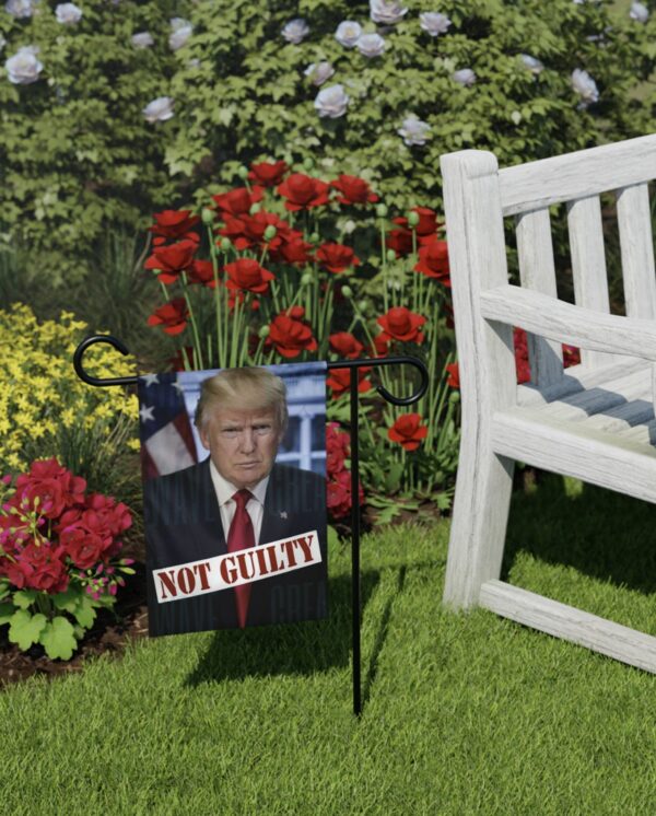 Trump 2024 Not Guilty Garden Flag: Show Your Support for the Former President