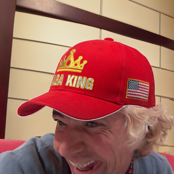 Trump 2024 Official MAGA King Stretch-Fit Hat: Show Your Support in Style