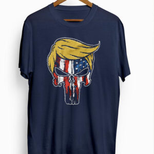 Trump President Shirt Skull USA Flag T shirts