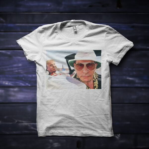 Trump Putin Fear and Loathing in Las Vegas: A Printed Shirt for the Politically Inclined