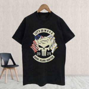 Trump Skull Lets Go Maga 2023 Rhode Island Chapter shirts