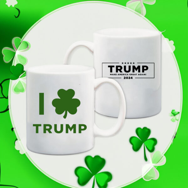 Trump 2024 St. Patrick's Day Commemorative Coffee Mug